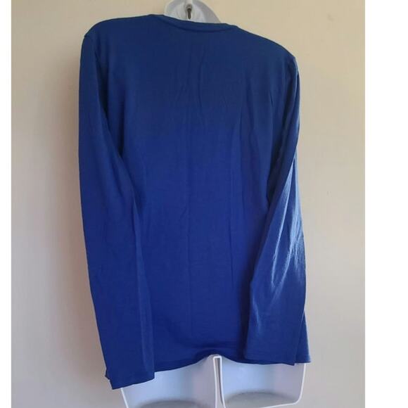 Segments Women’s Australian Merino Wool Long Sleeve Shirt Blue Size Large - Picture 4 of 6